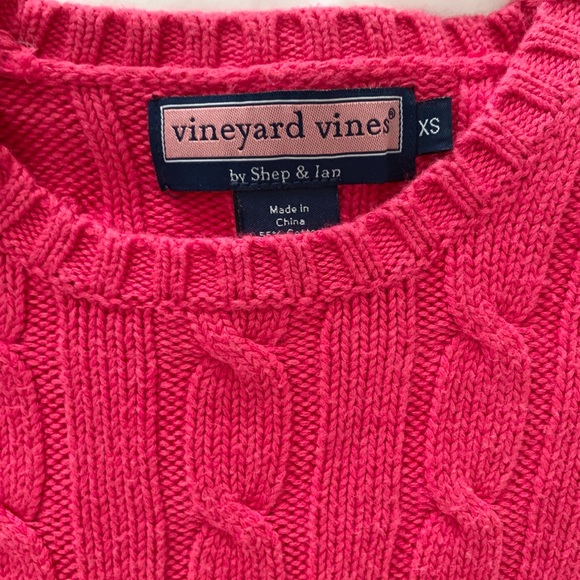 Vineyard Vines Sweaters - Vineyard vines girls cable sweater size 16 women’s xs